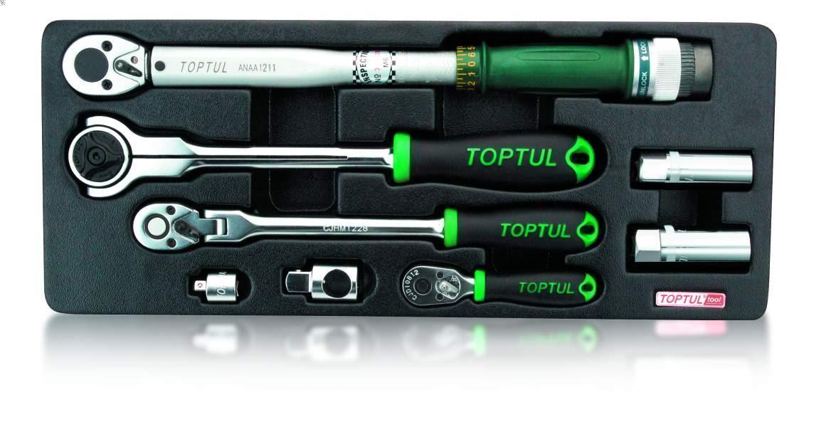 Insert with tools for trolley TOPTUL XTGCAT0803