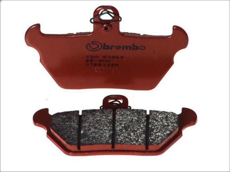 Brake Pad Set, disc brake BREMBO 07BB22SA for BMW K 1000 1989-1989 - Picture 2 of 8