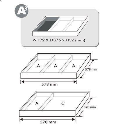TOPTUL GVA0406 Trolley Tool Insert
