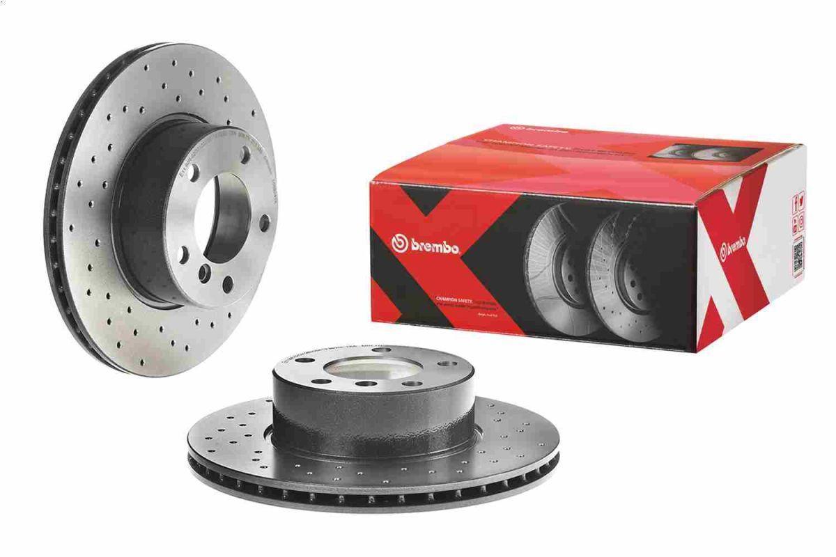 1X brake disc BREMBO 9.6924.1X for BMW 5 (E39) 2 1996-2003
