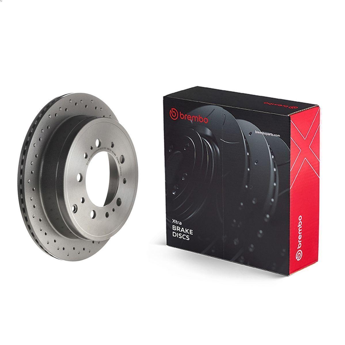 1X Brake Disc Brembo 9.D618.1X for Lexus LX (UZJ100) 4.7 1998-2008
