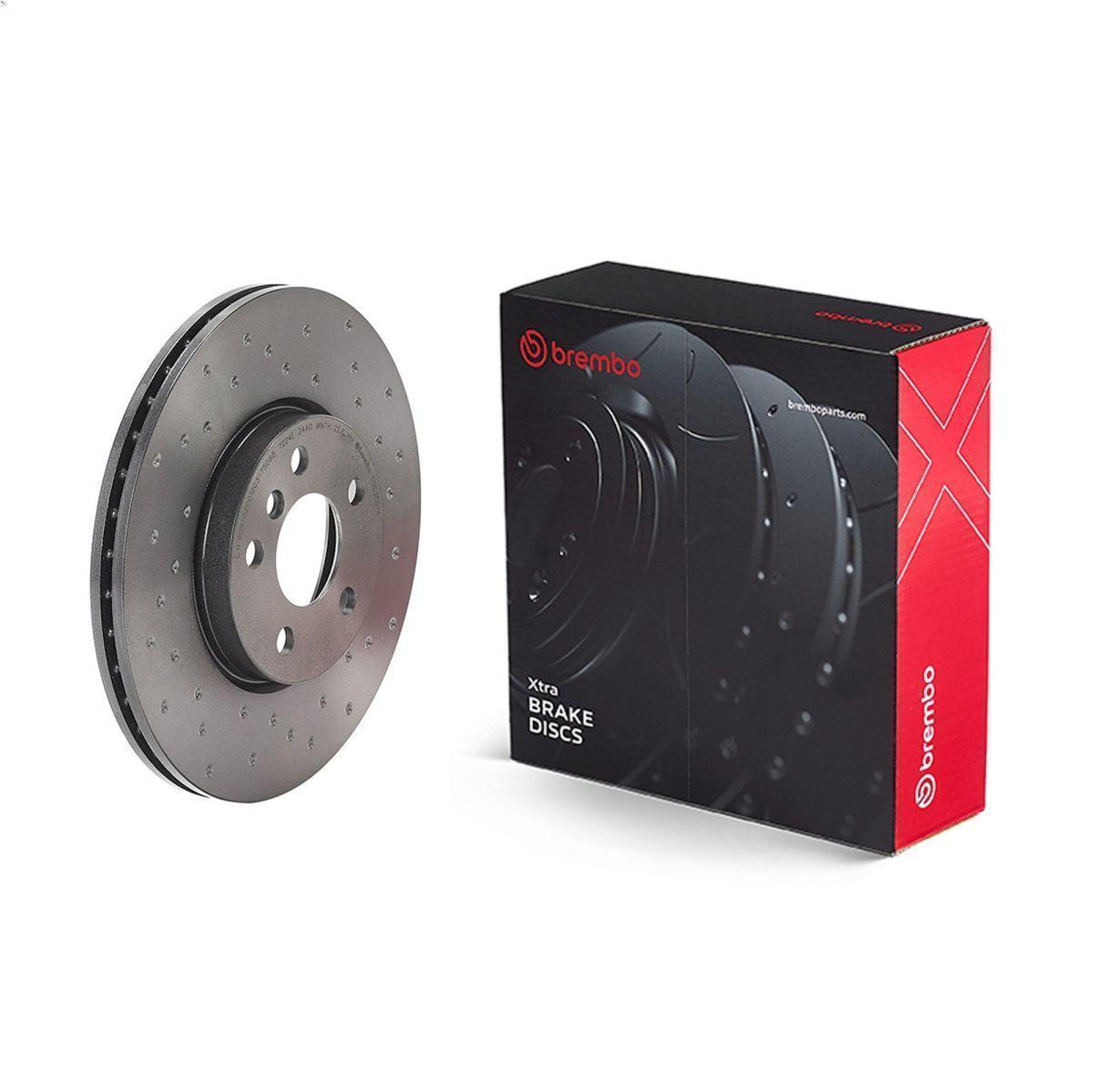 1X brake disc BREMBO 9.C350.1X for BMW X1 (F48) 2 2014-2022